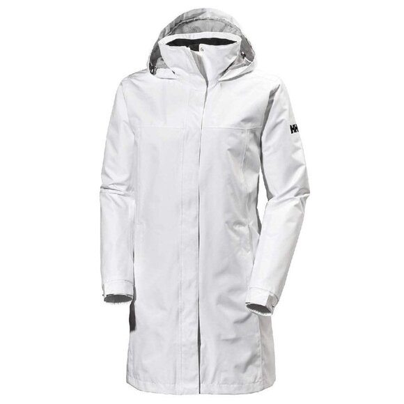 Helly-Hansen Women's Aden Waterproof Breathable Hooded Long Rain Jacket, Medium - Picture 1 of 4